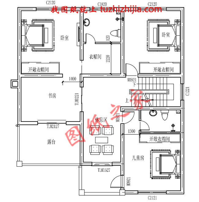 三层平顶楼房设计图，外观大气美观，内部结构更是精致实用