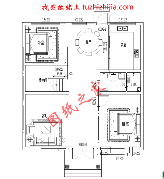 农村13万元二层小楼图，简单易建