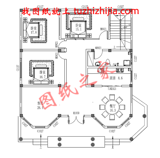 农村25万元二层小楼图，经典大气建成20年不过时