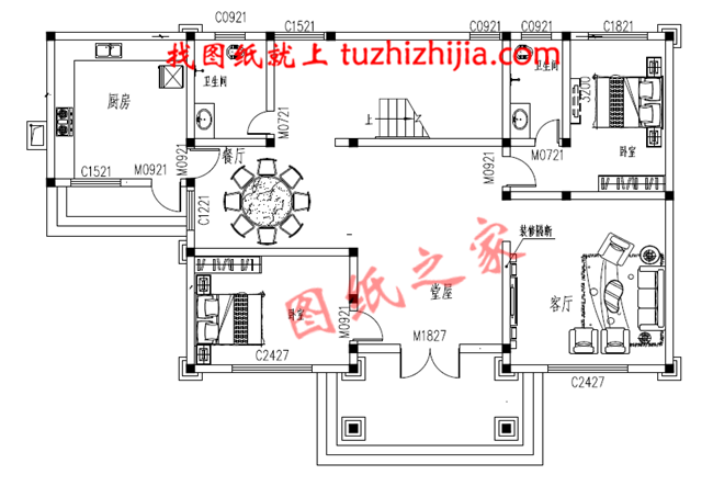 阔气的三层别墅设计图，亮得恰到好处，永远也住不腻