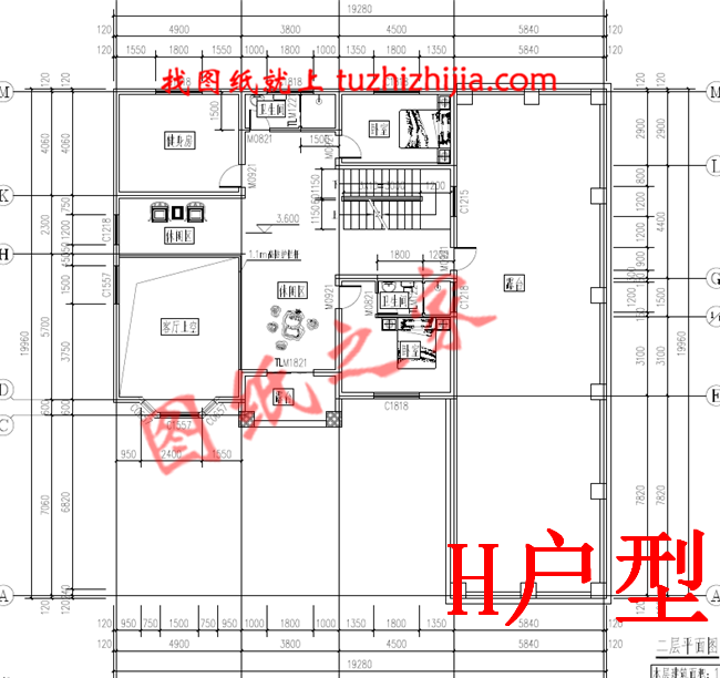 10套农村经典二层楼房设计图纸，多户型，多尺寸，总有一款适合您