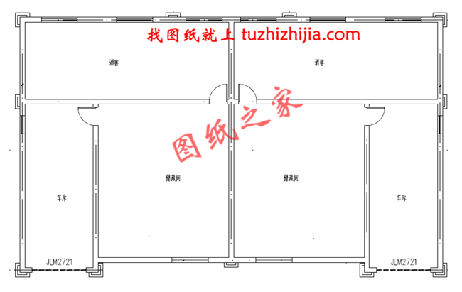 农村兄弟双拼三层小别墅设计图纸，带地下室，带地下车库