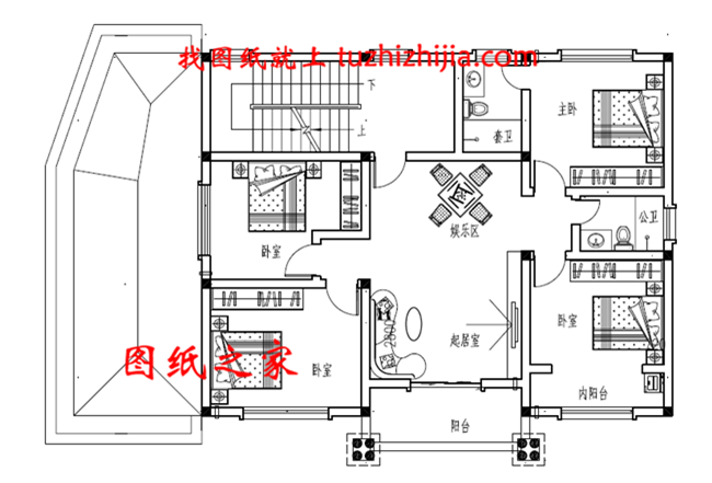 2019新款三层别墅设计图片大全，占地170平米左右