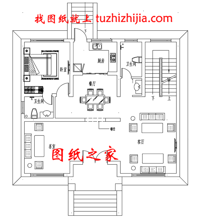 最新款二层半别墅图片，占地115平米左右，带地下室，带露台