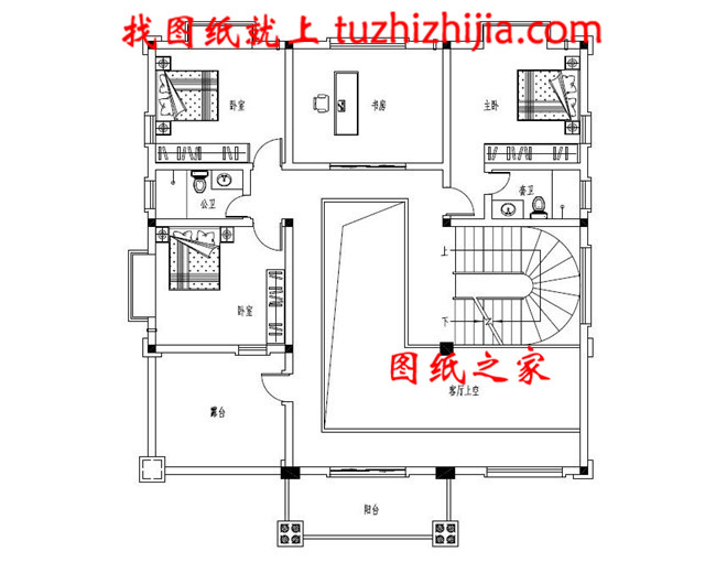 新农村四层复式独栋别墅设计户型图片