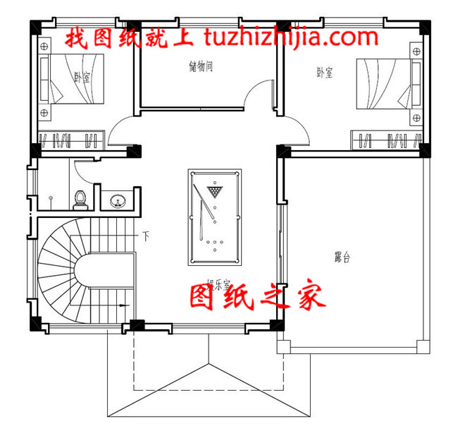 三层新农村自建小型别墅设计图及效果图