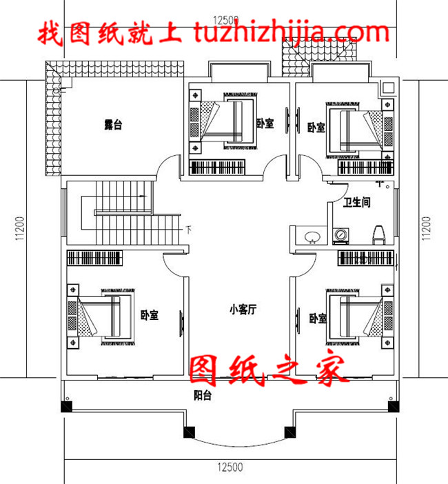 乡村二层别墅设计图纸（效果图+全套施工方案）