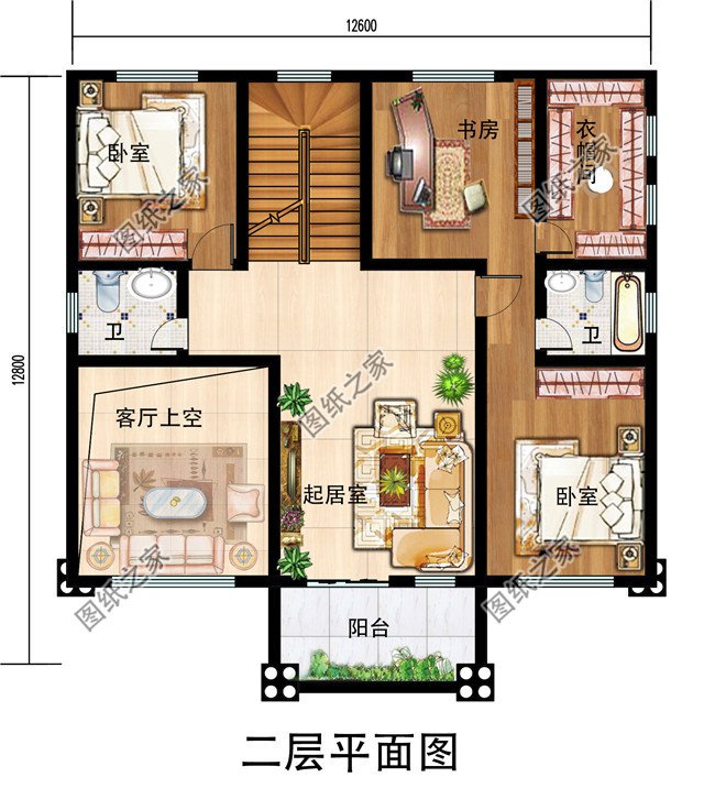 新农村私人别墅建筑设计施工图，全套别墅设计图纸