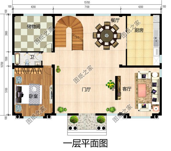 最漂亮的农村二层小楼房自建别墅设计图纸及效果图