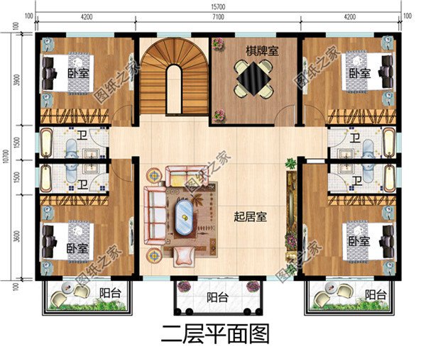 最漂亮的农村二层小楼房自建别墅设计图纸及效果图