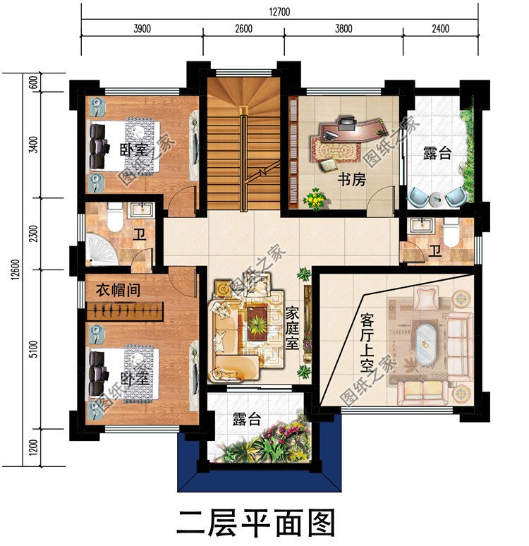 新中式复式三层别墅设计图纸，最美的新中式别墅