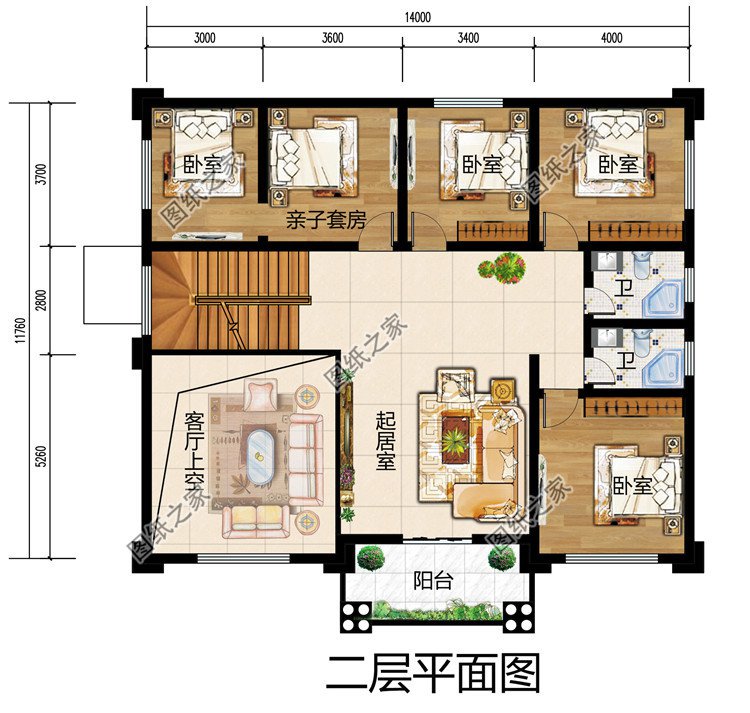 高端大气三层欧式别墅设计图，高档新款外型图片美观时尚