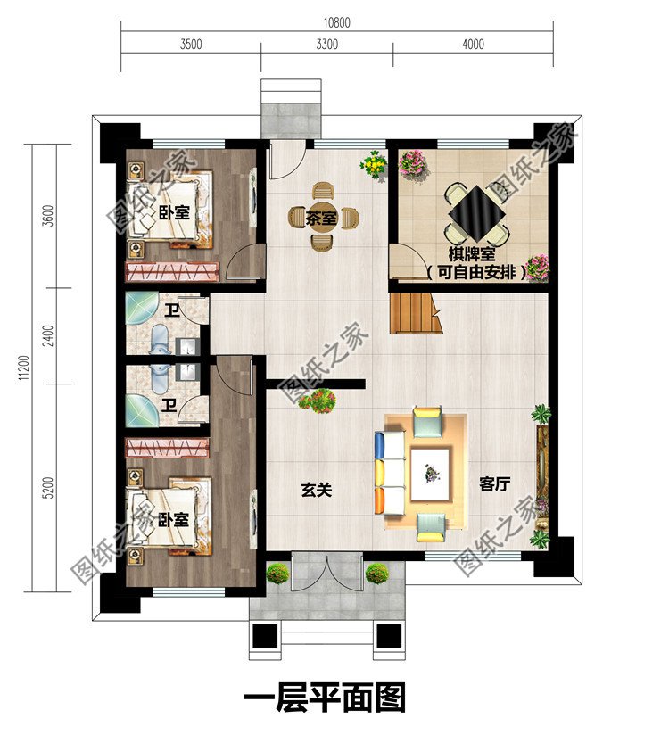 100-140平多户型二层经典新农村小别墅设计建筑图纸