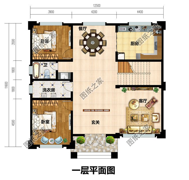 100-140平多户型二层经典新农村小别墅设计建筑图纸