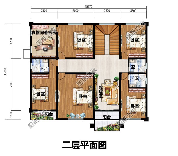 二层农村新款别墅