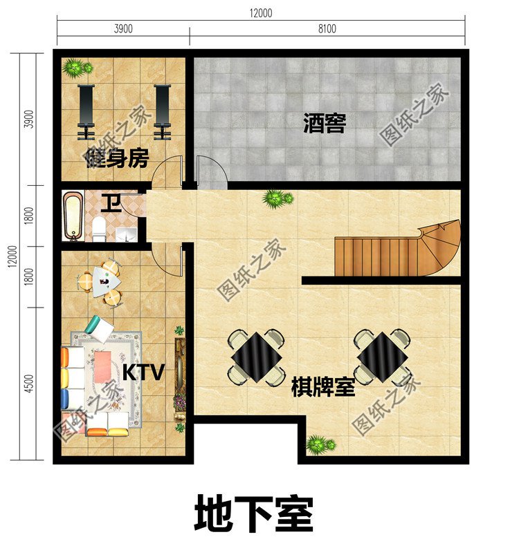 带地下室独栋三层高端别墅