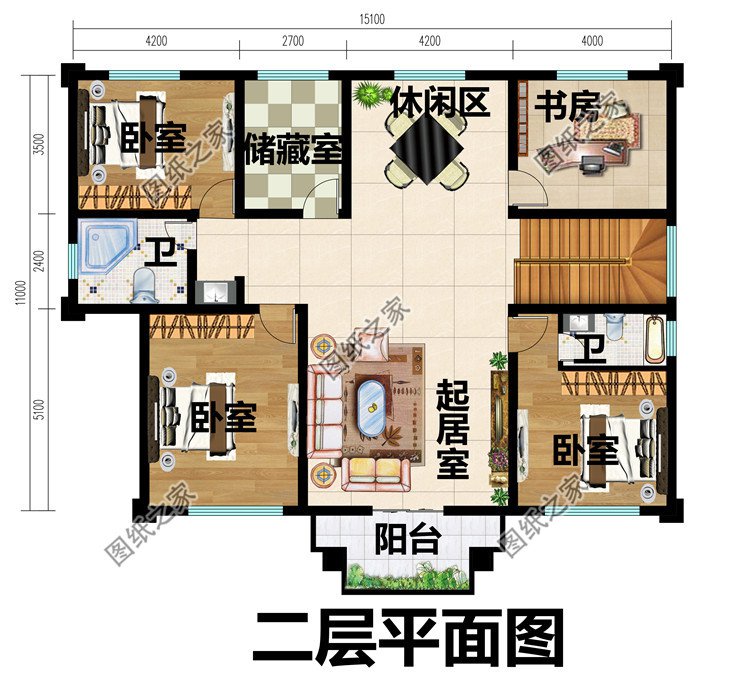 现代风格精致两层农村自建房