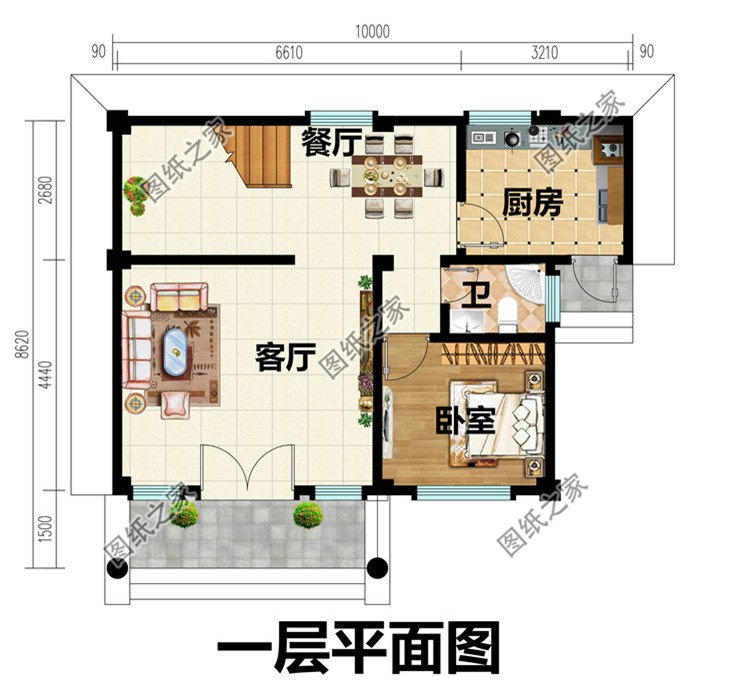 新农村小开间三层楼房