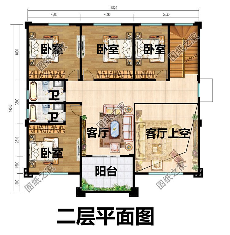 新农村私人别墅建筑设计施工图