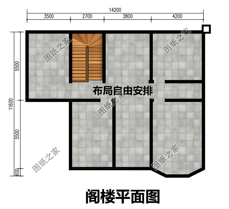 二层楼房图片及施工图纸