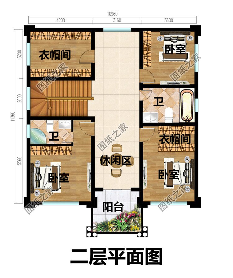 11x11米三层欧式自建房