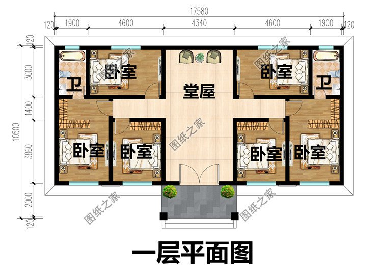 150平大平层别墅图平面图