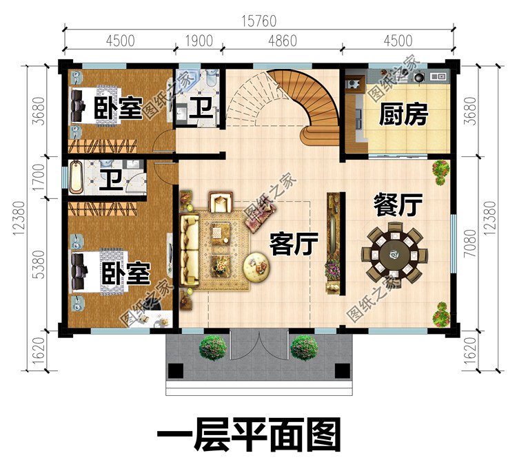 二层新中式小别墅设计图纸