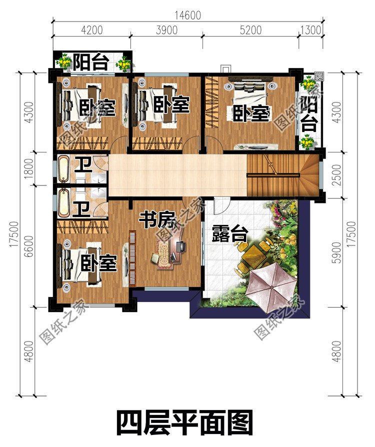 超气派农村四层别墅