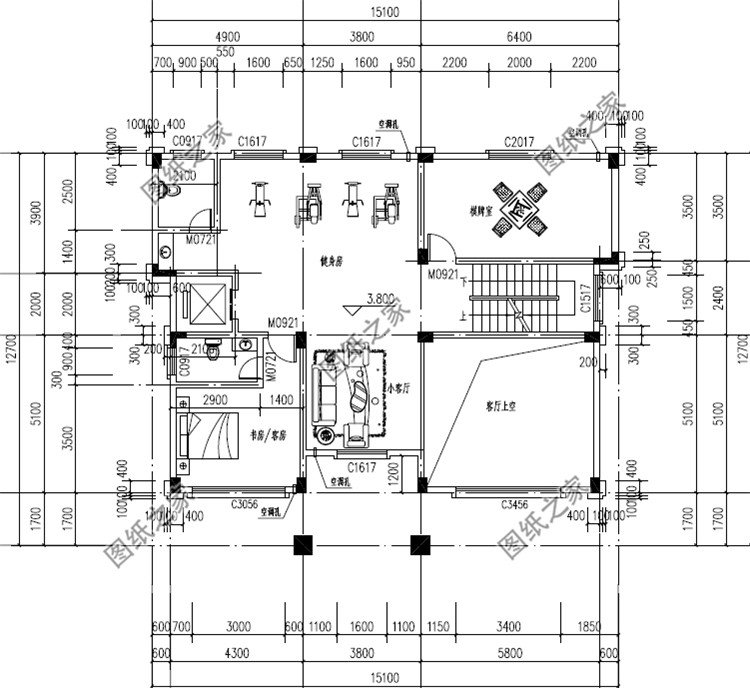 五层农村自建房设计图二层